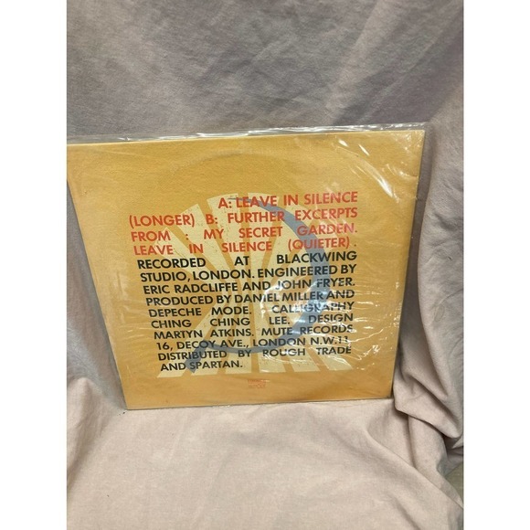 Depeche Mode leave in silence 12In Single LP Vinyl - Picture 2 of 4